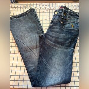 Baby phat flare leg jeans size 5